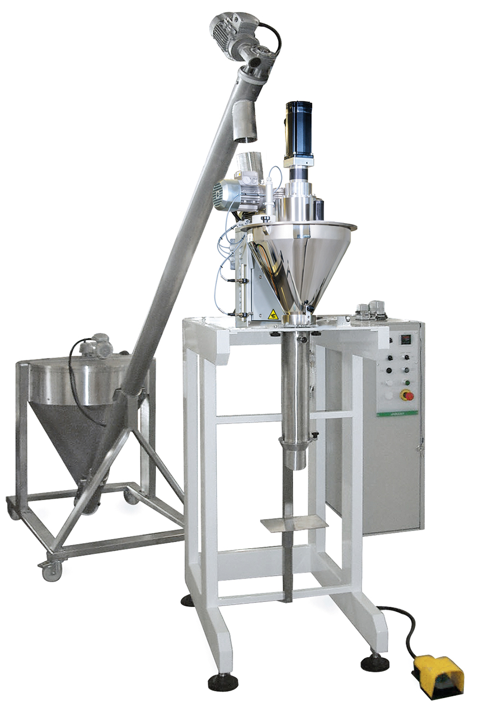 Semi-Automatic Filler With Volumetric Screw Doser